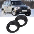 Keenso Front Fog Light Ring Trim 2pcs Bumper Cover With Abs Plastic High Strength Replacement Part For X3 E83 2004-2006