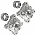 Caltric Front Left Right Wheel Hubs And Ball Bearings Compatible With Polaris Rzr S 800 Efi 2009-2014