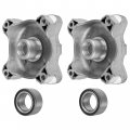 Caltric Front Left Right Wheel Hubs And Ball Bearings Compatible With Polaris Rzr S 800 Efi 2009-2014