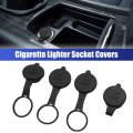 Uxcell 10pcs Cigarette Lighter Cover 12v Universal Waterproof Car Motorcycle Female Plug Cap For Automotive Power Port Outlet