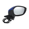 Door Mirror Assembly Right Passenger Side For Honda Civic 2022-2023 Power Glass Non-heated Manual Folding 3 Pins Blue Paint To
