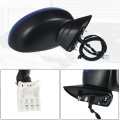 Door Mirror Assembly Right Passenger Side For Honda Civic 2022-2023 Power Glass Non-heated Manual Folding 3 Pins Blue Paint To 
