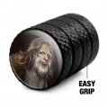 Sasquatch Bigfoot Head Valve Stem Caps For Tire Rim Wheel Aluminum Black