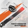 Kemimoto Key Holder Compatible With Can-am Spyder For Accessories Aluminum Cover 2014-2023 Rs Rts Rt St Sts F3 All Models