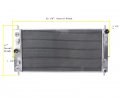 All Aluminum Radiator For 2003-2007 Saturn Ion 2004 05 06 I4