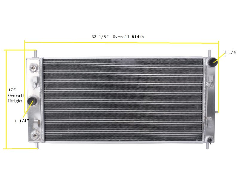 All Aluminum Radiator For 2003-2007 Saturn Ion 2004 05 06 I4