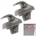 Berfi Life Sun Visor Hook Clip 2 Pieces Interior Sunvisor Bracket Fit For Accord 1998-2007 Civic 1996-2004 Crv 2007-2011