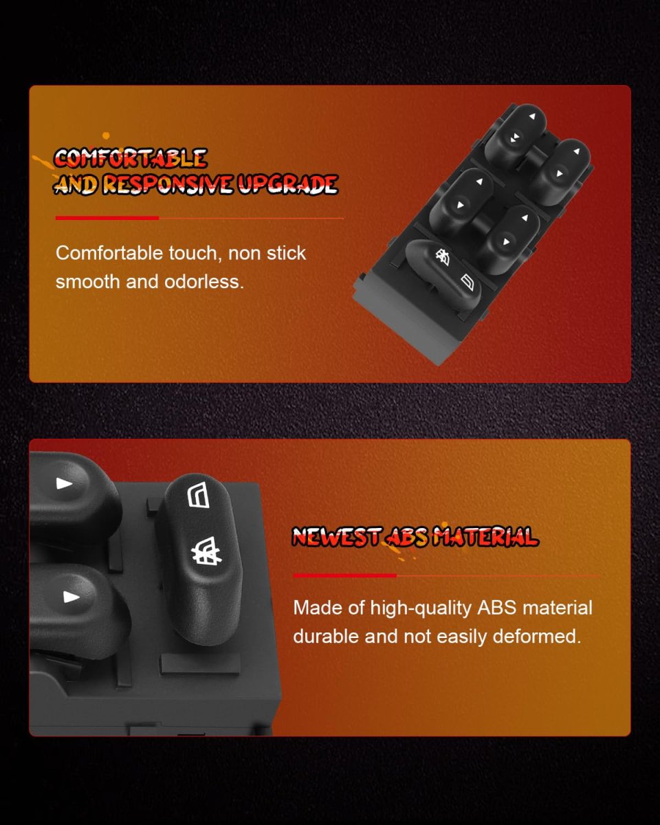 Driver Side Power Window Switch For Ford Crown Victoria 2007 2008 And 2002 2006 Arrow Style Oe 5l1z14529aa Fits Expedition F150