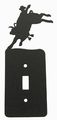 Bull Rider Single Light Switch Plate Cover 