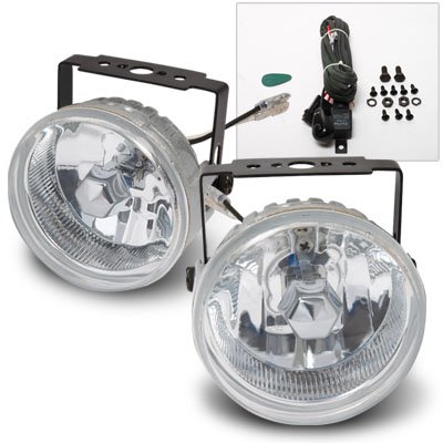 Universal 3 2 Clear Fog Lights Kit With H3 Bulbs