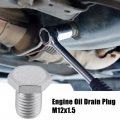X Autohaux M12x1 5 Steel Engine Oil Drain Plug Screw With Gasket For Bmw45i 550i 650i 750i 760i X5 X6 E60 E63 Mazda 3 5 6 Cx-5
