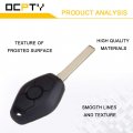 Ocpty 2x Flip Key Entry Remote Control Transponder Ignition For 97-07 Bmw 318i 318is 318ti 3i 323ci Lx8 Fzv Lx8fzv