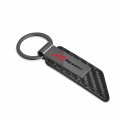Ipick Image Carbon Fiber Texture Strap Black Metal Bar Uv Printed Logo Key Chain Official Licensed For Acura A-spec