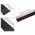 Uxcell Door Brush Bottom Sweep H-shape Aluminum Alloy Holder With 2-inch Black Nylon 1000mm X 78mm Approx 39 37-inch 3 07-inch