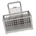 Universal Dishwasher Cutlery Basket Replacement With 7 Compartments Durable Abs Silverware Organizer Removable Handle Fits Full 