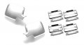 Sizver Chrome Door Mirror Handles Cover For 2004-2008 Ford F150 4 Door-model 