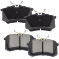 Aintier Automotive Replacement Brake Pads Rear Fit For Audi A4 1998-2003 2004 For Quattro 2002-2004 A6 1999-2003 S4 2000-2001