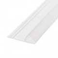 Uxcell Frameless Glass Shower Door Sweep Bottom Side Seal Strip H-type With 20mm Drip Rail 10mm X 1000mm Length