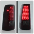 Red Smoke Led Tail Lights Brake Lamps For 1999-2002 Chevy Silverado 1500 2500 3500 And 1999-2006 Gmc Sierra Driver Passenger