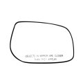 Driver And Passenger Side Door Mirrors Glass W Plate For 2007-2012 Toyota Yaris O Heated Left Right Exterior Replacement Parts