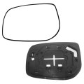 Driver And Passenger Side Door Mirrors Glass W Plate For 2007-2012 Toyota Yaris O Heated Left Right Exterior Replacement Parts 