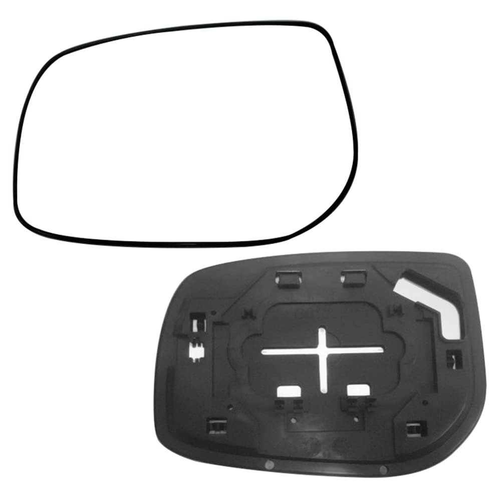 Driver And Passenger Side Door Mirrors Glass W Plate For 2007-2012 Toyota Yaris O Heated Left Right Exterior Replacement Parts