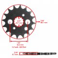 Caltric Black Drive Chain And Sprocket Kit Compatible With Kawasaki Ninja Zx-7 Zx750l 1993 1994 1995
