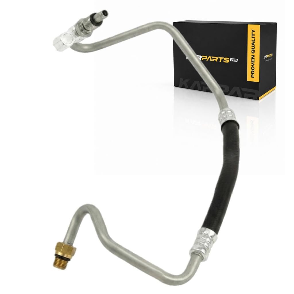 Automatic Transmission Fluid Auxiliary Cooler Inlet Line For Pontiac Torrent 08 09 Rubber Steel Black Silver 30 98 In