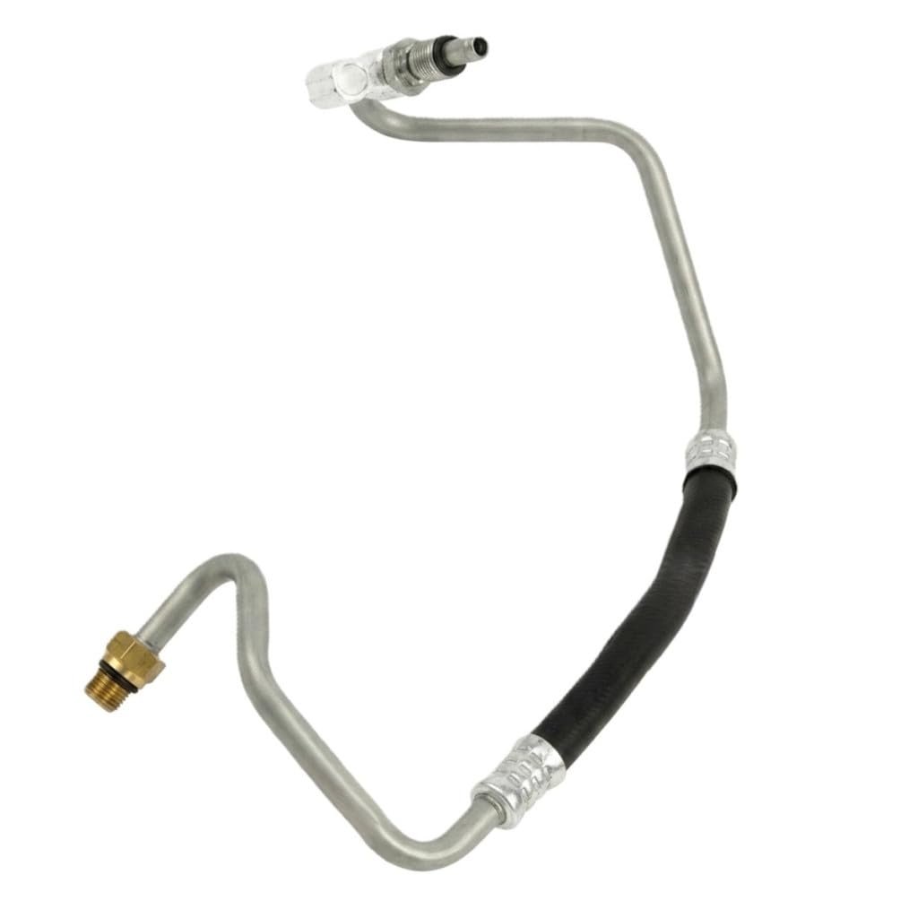 Automatic Transmission Fluid Auxiliary Cooler Inlet Line For Pontiac Torrent 08 09 Rubber Steel Black Silver 30 98 In
