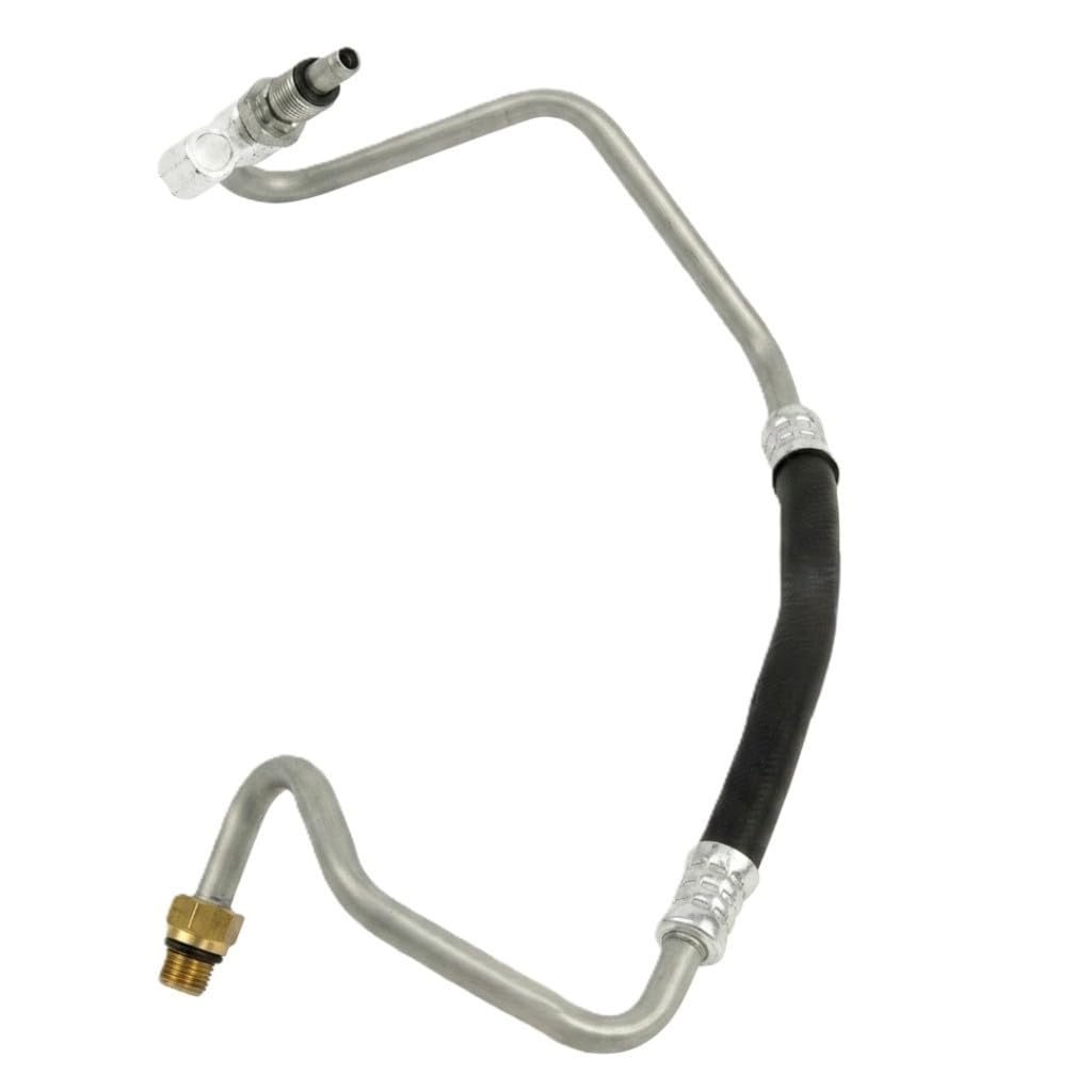 Automatic Transmission Fluid Auxiliary Cooler Inlet Line For Pontiac Torrent 08 09 Rubber Steel Black Silver 30 98 In