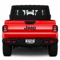 Ipick Image For Jeep Gladiator Black Real 3k Carbon Fiber Finish Abs Plastic License Plate Frame
