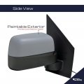 Spieg Passenger Side Mirror Replacement For Ford Transit Connect 2011-2013 Power Adjustment Heated Paint To Match Exterior