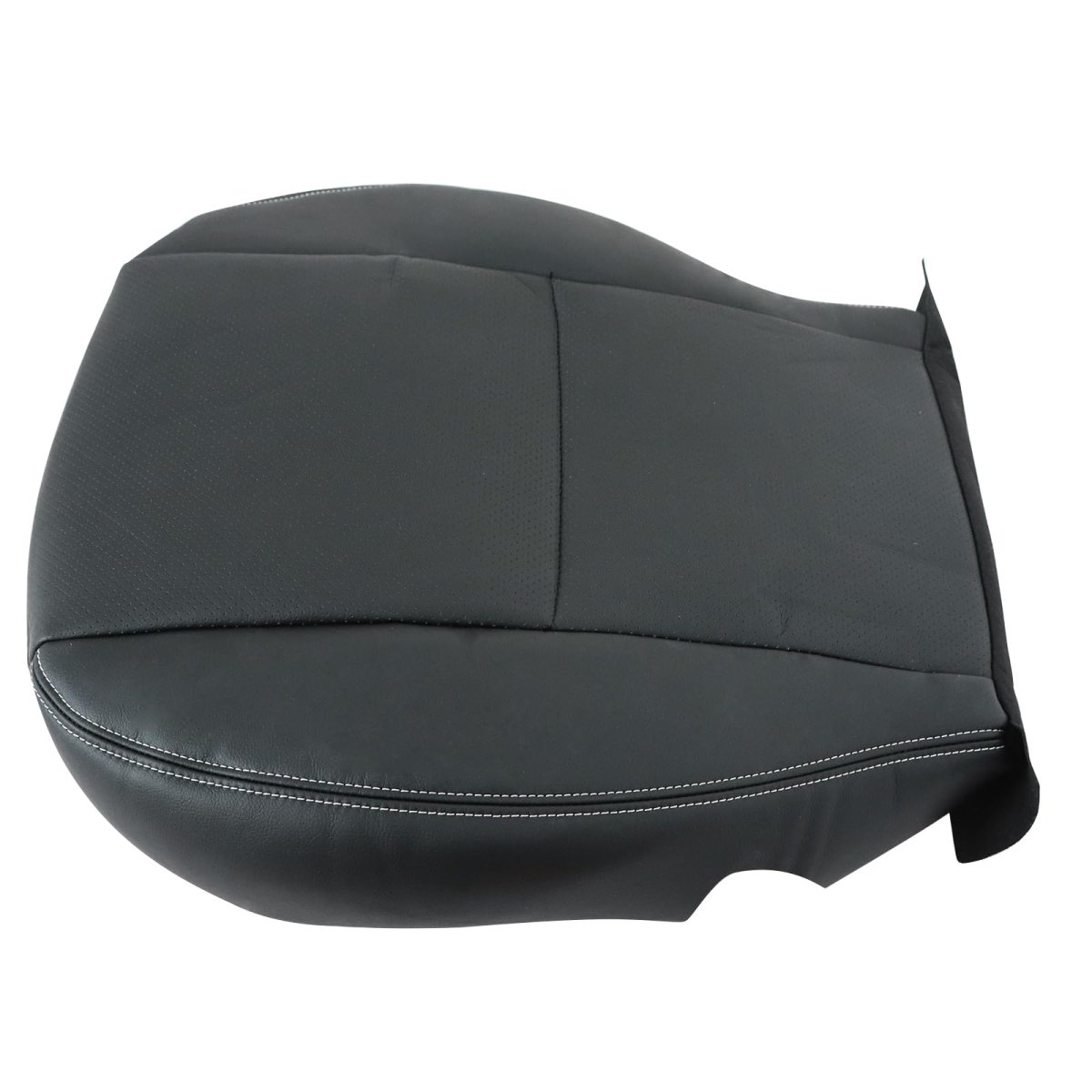 Driver Passenger Bottom Top Perforated Leather Seat Cover Black For Subaru Forester 2014 2015 2016