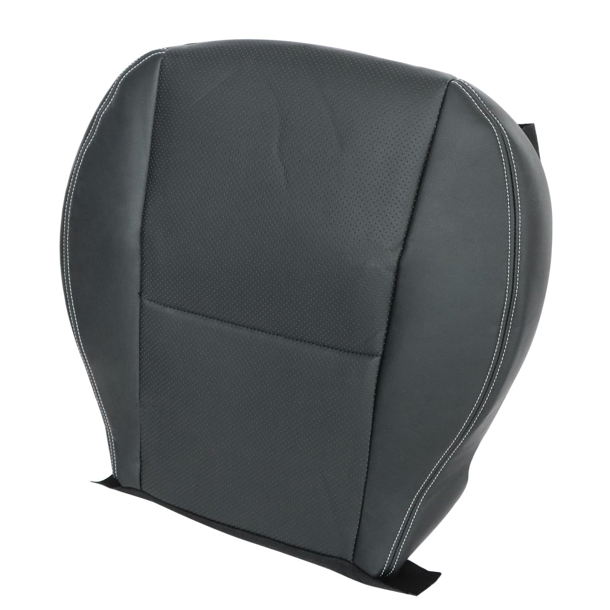 Driver Passenger Bottom Top Perforated Leather Seat Cover Black For Subaru Forester 2014 2015 2016