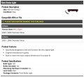 3rd Third Brake Light Lens Compatible With 2000-2006 Chevy Tahoe