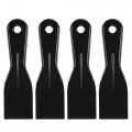 Putty Scraper 2 Abs Plastic Spatula Drywall Patch Repair Spreader Wall Covering Smoother Black 2pcs 