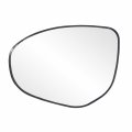 Driver Side Heated Mirror Glass With Backing Plate For Mazda 2 And Mazda3 5 1 8 In X 6 3 4 7 Without Blind Spot Chrome Finish 