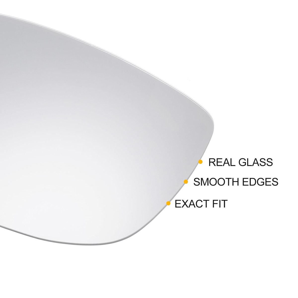 Right Passenger Side Mirror Glass With Backing Plate For Mazda Cx-5 2017-2021 And Cx-9 2016-2021 Heated Power Rearview 7 48 In