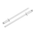 50pcs 3 32 X 1 4 304 Stainless Steel Dome-head Blind Rivets Open-end Type For Diy Sheet Metal Automotive Repairs Furniture Boat 