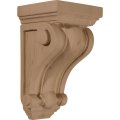 Ekena Millwork Corw04xx07dero Devon Traditional Wood Corbels 4 W X 4 D 7 1 2 H Red Oak 
