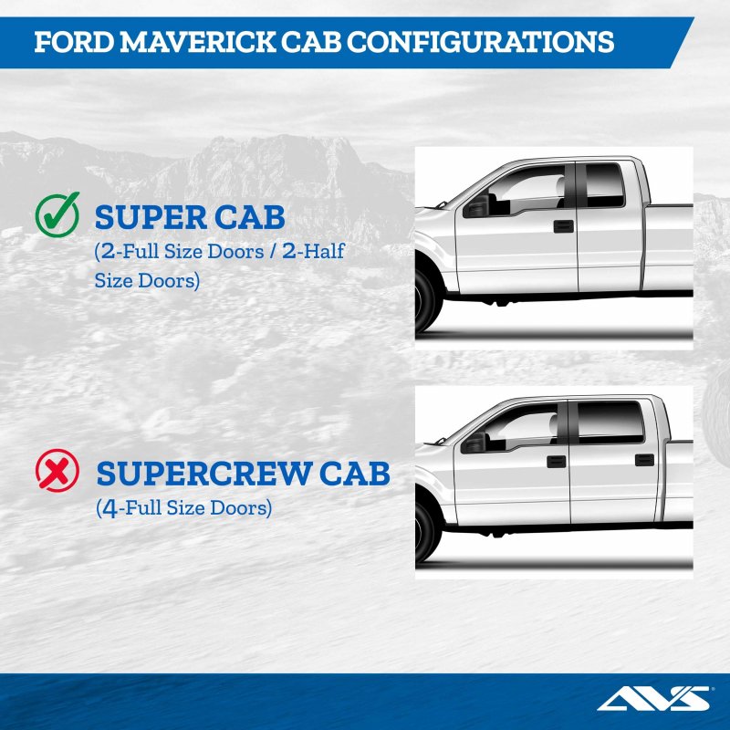 Auto Ventshade Avs Outside Mount Ventvisor Rain Guards Fits 1997 2003 Ford F-150 F-250 Supercab- Smoke 4 Pcs 94808
