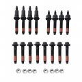 Tom 24pcs Exhaust Manifold Stud Bolt Nut Kits Complete Set Left Right For Dodge Ram Chrysler Aspen Jeep 4 7l 6505257aa
