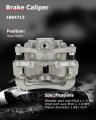 Aintier Silvery Rear Right Brake Calipers Fit For Chevrolet Blazer 1998-2005 For S10 1998-2004 Gmc Jimmy
