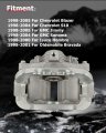 Aintier Silvery Rear Right Brake Calipers Fit For Chevrolet Blazer 1998-2005 For S10 1998-2004 Gmc Jimmy