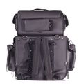 Studded Motorcycle Sissy Bar Bag With Carry Straps