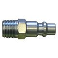 Interstate Pneumatics Cph661 3 8 Inch Industrial Steel Coupler Plug Male Npt 