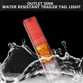 20led Truck Trailer Tail Light Upgraded Turn Signal Reverse Brake Running Lamp For 10-30v Caravan Van Rv Utv Camper Boat Pack