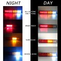 20led Truck Trailer Tail Light Upgraded Turn Signal Reverse Brake Running Lamp For 10-30v Caravan Van Rv Utv Camper Boat Pack