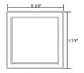 C R Laurence Apg2 Crl Double Acrylic Plate Perimeter Gasket 