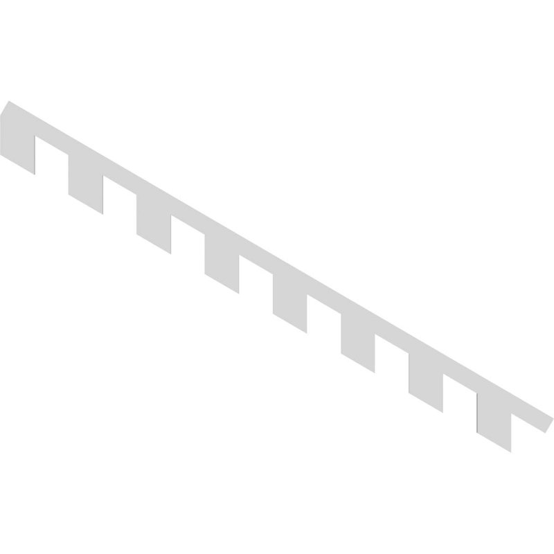 Ekena Millwork Denp07pl0712fay00 Pvc Dentil Trim White